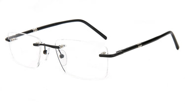 Men Cristal Eyeglasses: Curry - Black - SpecSMART Eye Clinic (Diagonal View)